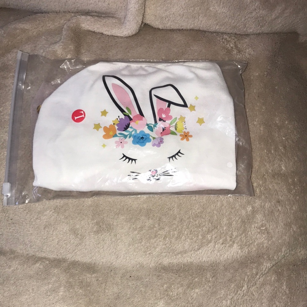 Yikeyo doggy dress with bunny 🐰 rabbit dots and floral design New - Picture 4 of 5